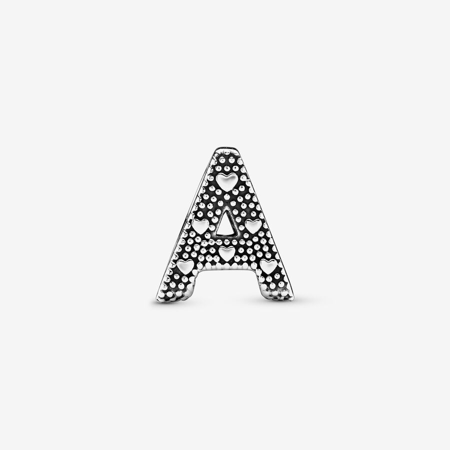 Charmsy Pandora Letter A Alphabet Srebrne | BA8713265